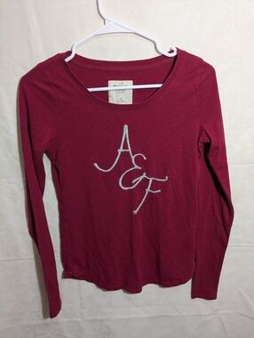 XS Vintage Y2K Ambercrombie & Fitch Long Sleeved Top